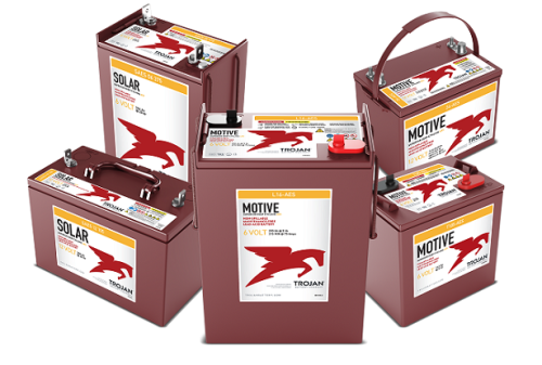 Μπαταρίες Trojan Flooded lead acid βαθειάς εκφόρτισης